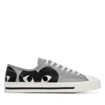 CDG Play Converse Low Top Black Heart Jack Purcell Sneakers Black