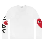 CDG Play L/S Printed Logos T-Shirt 57