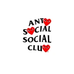 Anti Social Social Club x CDG Hoodie (White) - Image 3