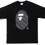 Bape X Cdg Osaka Tee Black