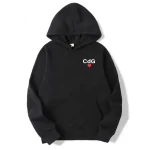 Black CDG Hoodie