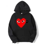 CDG Double Heart Hoodie