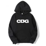 CDG Hoodie Black