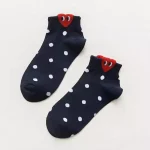 CDG Play Dot White/Black Socks - Image 2