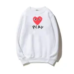 CDG Play Double Side Printed Sweatshirt - Image 2
