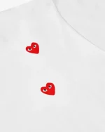 CDG Play Scattered Heart T-Shirt - Image 2