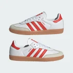 CDG Play x Adidas Samba (White) - Image 2