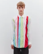 CDG Men's Colored Stripe Shirt - Image 2