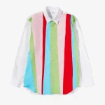 CDG Men's Colored Stripe Shirt