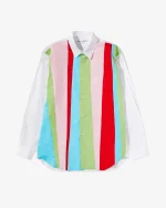 CDG Men's Colored Stripe Shirt