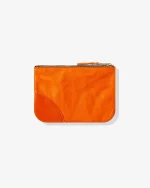 CDG Washed Wallet Zip Pouch Burnt Orange - Image 2