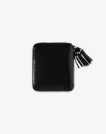 CDG Zipper Medley Full Zip Around Wallet Black - Image 2