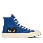 Blue Converse x CDG Chunk 70 High Top