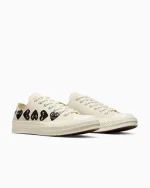 CDG Converse Multi Hearts Low Top White - Image 2
