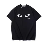 CDG Black Eyes T Shirt