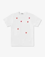 CDG Play Scattered Heart T-Shirt