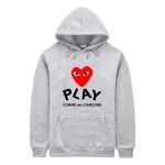 Comme Des Garcons Heart Play Hoodie