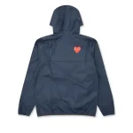 CDG K-Way Zip Jacket Navy - Image 2