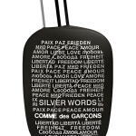 Comme des Garcons 2 Silver Words