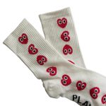 Comme des Garcons Play Multi Hearts Socks