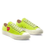 CDG Converse Low Top (Lime Green) - Image 2