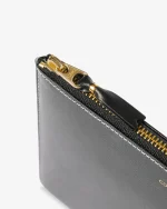 CDG x Denim Tears Wreath Zip Pouch Black SA5100 - Image 3