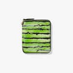 CDG Watermelon Full Zip Around Wallet Green SA2100
