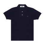 CDG Play Polo Small Black Emblem