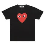 CDG Play T-Shirt Large Red Heart