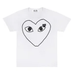 Play Comme des Garçons Heart Eyes T-Shirt
