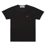 CDG Play Heart Logo T-shirt (black)