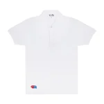 CDG Play Polo Red Heat & Blue Emblem