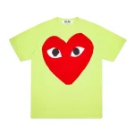 CDG Play Red Heart T-shirt Spring Series
