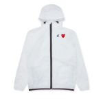 CDG K-Way Zip Jacket White