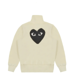 CDG Play Sweatshirt with Big Heart Ivory - Image 2