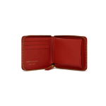 CDG Wallet Polka Dot Printed Full Zip Around Wallet Red SA7100PD - Image 2