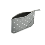 CDG Wallet Polka Dot Printed Zip Pouch Grey SA8100PD - Image 2