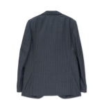 CDG Stripe Curved Pocket Jacket Grey - Image 2