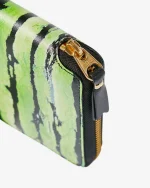 CDG Watermelon Full Zip Around Wallet Green SA2100 - Image 4