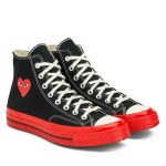 comme des garcons converse red bottom eu size sole